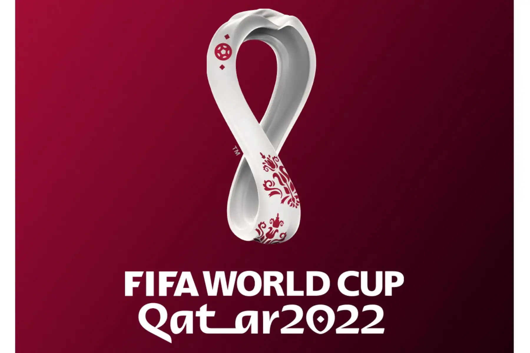El logotipo oficial de la Copa Mundial de la FIFA Qatar 2022. Qatar dio a conocer el logotipo de la Copa Mundial 2022 que será sede del emirato del Golfo, mostrándolo en espacios públicos en Doha y ciudades de todo el mundo.Foto: AFP