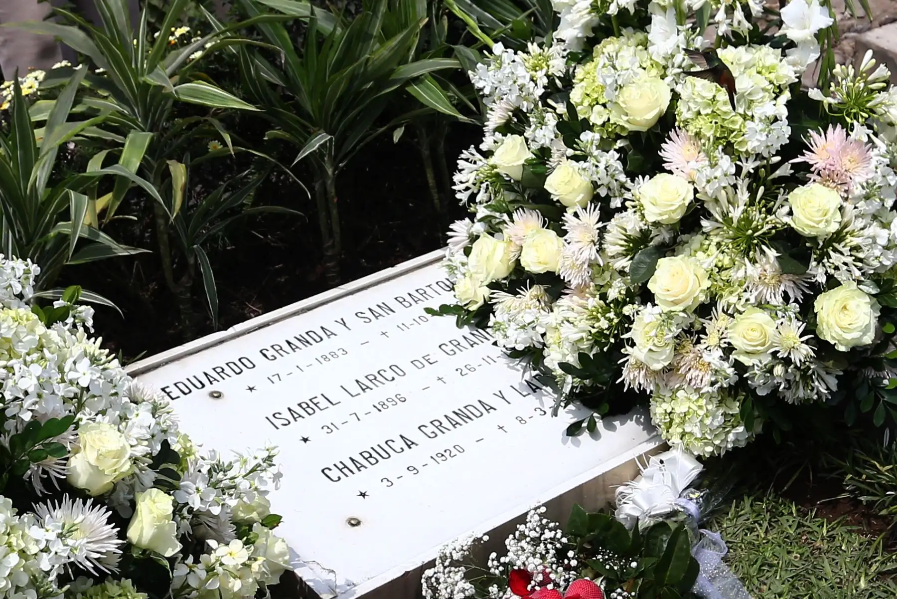 Misa y romería por los 99 años del natalicio de Chabuca Granda en el cementerio El Ángel. Foto: ANDINA/ Héctor Vinces