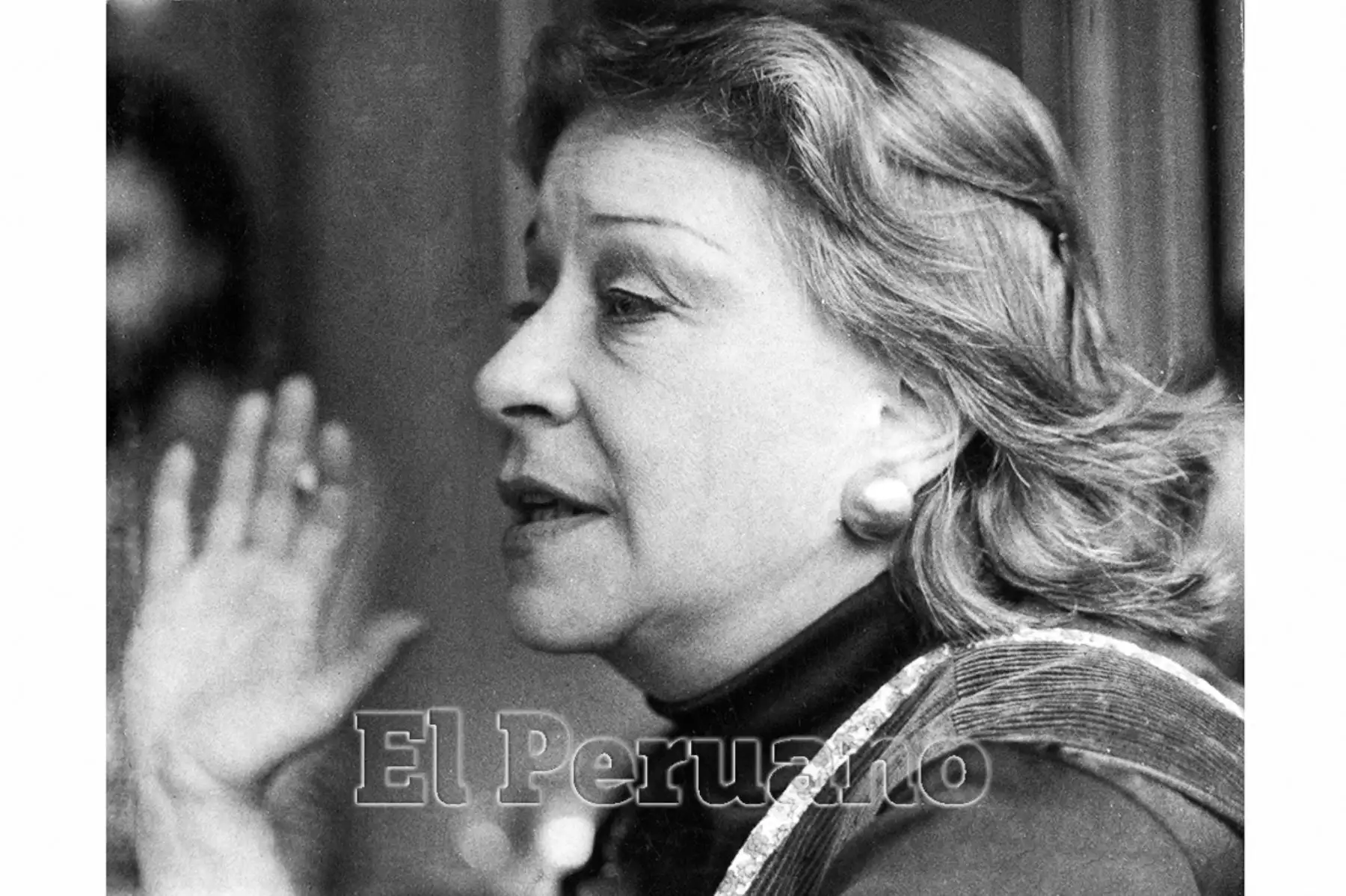 Lima - 26 setiembre 1979 / Entrevista a Chabuca Granda. Foto: Archivo Histórico de EL PERUANO / Pavel Marrul