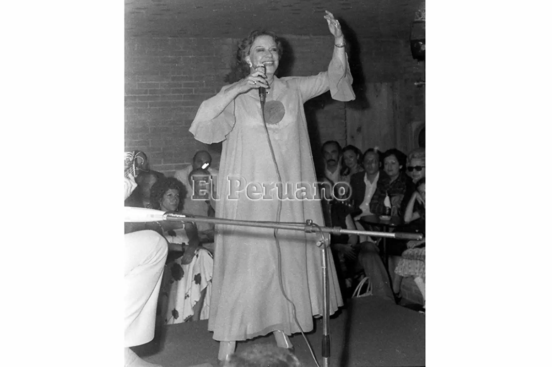 Lima - 14 diciembre 1979 / Concierto de Chabuca Granda. Foto: Archivo Histórico de EL PERUANO / Virgilio Molero