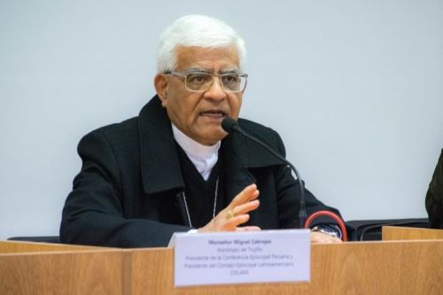 Monseñor Miguel Cabrejos, presidente de la Conferencia Episcopal Peruana. ANDINA/Difusión