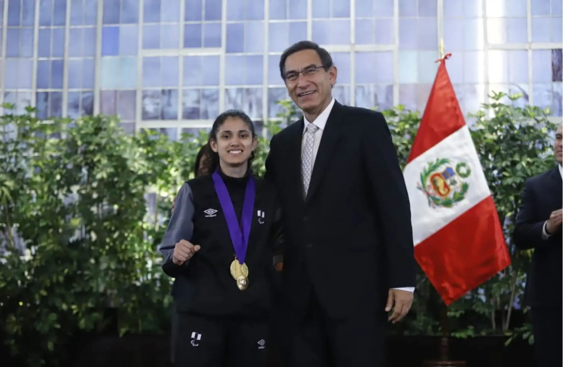 Premiación a medallistas de los Parapanamericanos en Palacio de Gobierno Foto: ANDINA/ Prensa Presidencia
