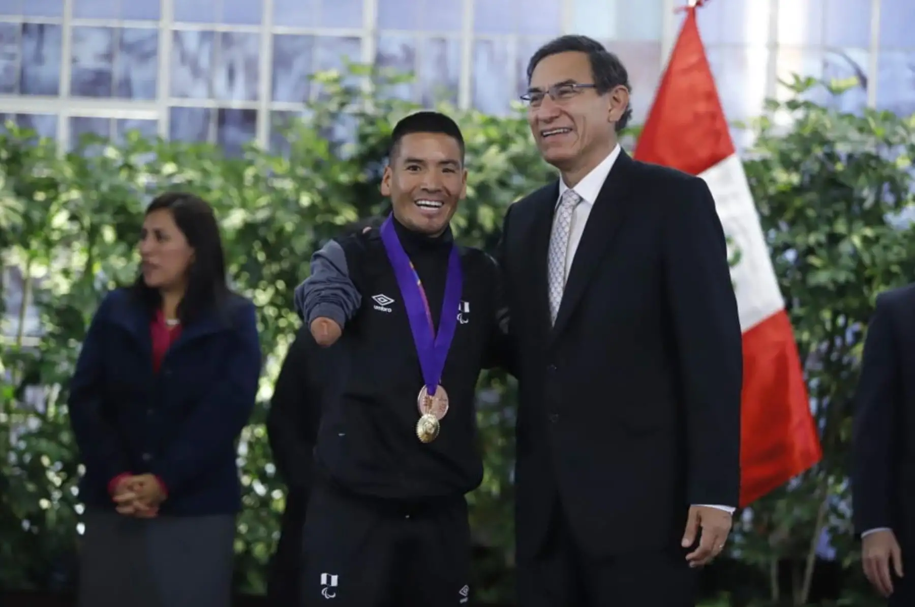 Premiación a medallistas de los Parapanamericanos en Palacio de Gobierno Foto: ANDINA/ Prensa Presidencia