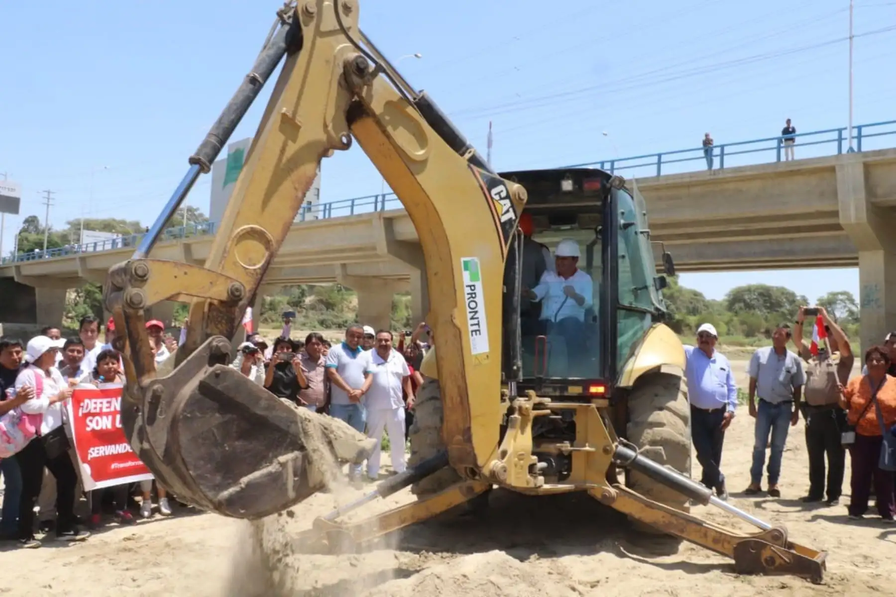 En Piura, el titular de la ARCC, Nelson Chui, participó en la inauguración de obras del proceso de reconstrucción.