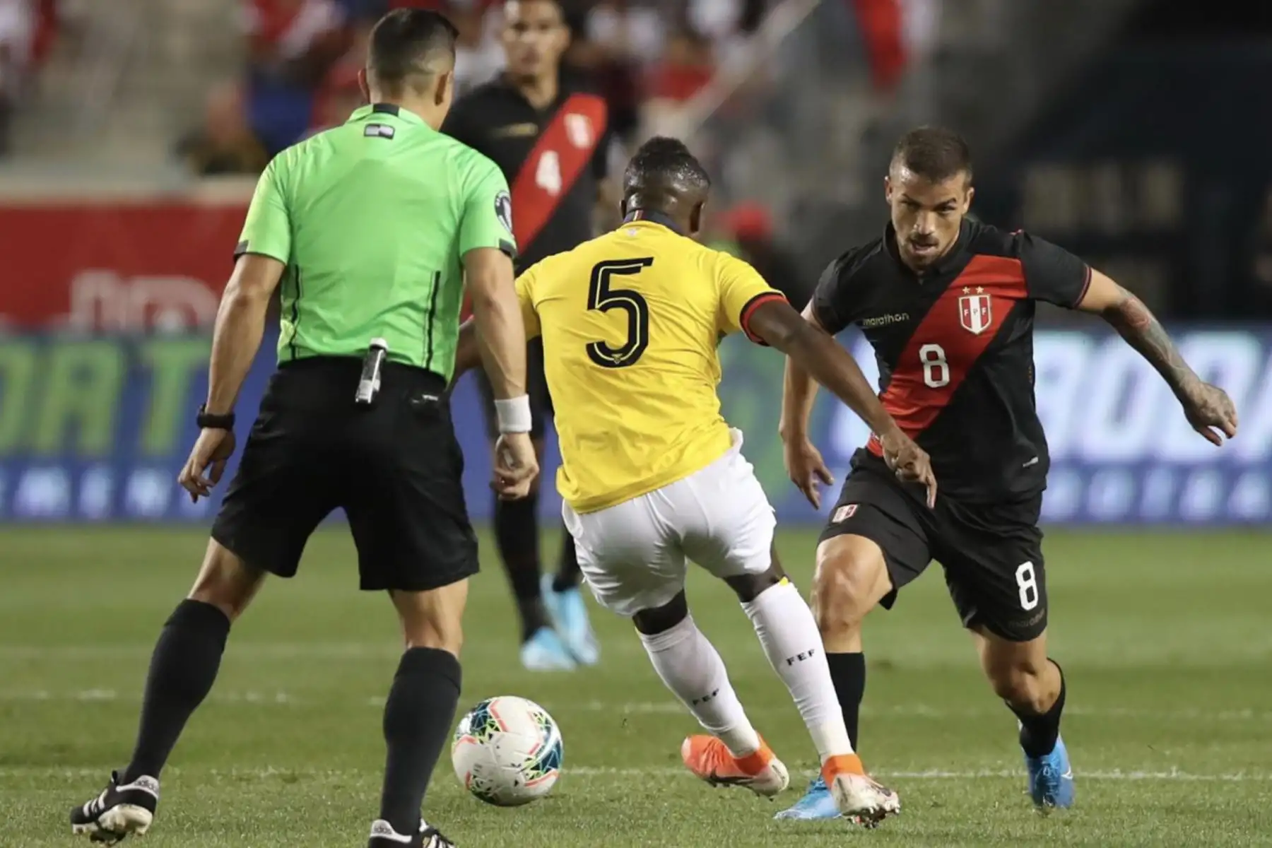 Perú pierde 1 a 0 ante Ecuador  en partido amistoso en el Red Bull Arena (EE.UU ).
Foto: Selección Peruana