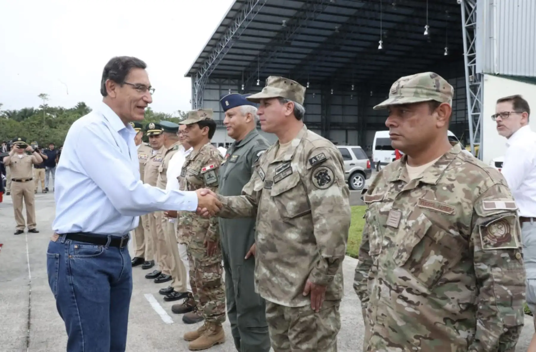 El presidente Martin Vizcarra, se encuentra en Leticia, Colombia, para participar en la Cumbre por la Amazonía . Previamente, el jefe de Estado visitará el distrito de Santa Rosa, en la frontera peruana. Foto: ANDINA/Prensa Presidencia