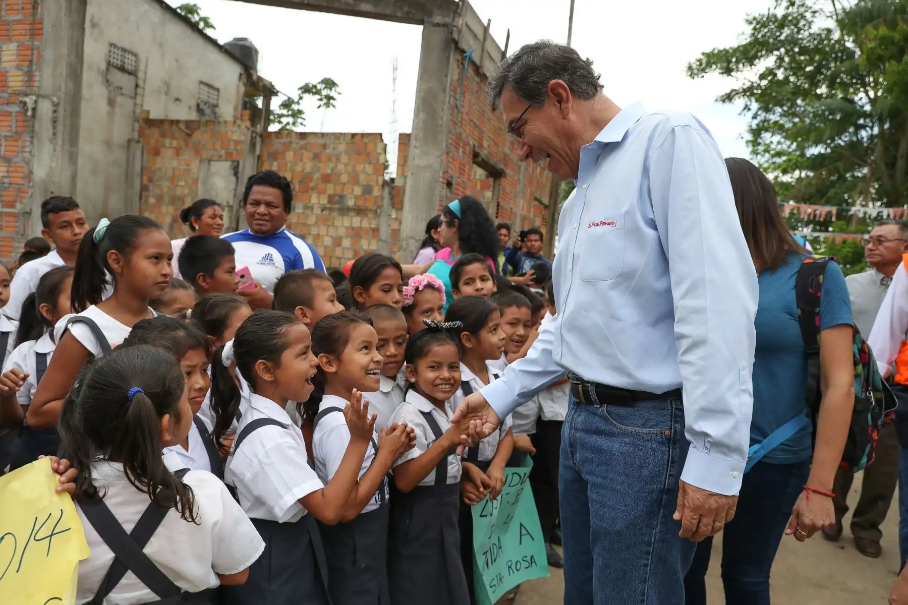 Presidente Martín Vizcarra, inspecciona el centro de salud de Santa Rosa de Yavarí, Provincia de Mariscal Ramón Castilla, Región Loreto. Foto: ANDINA/Prensa Presidencia
