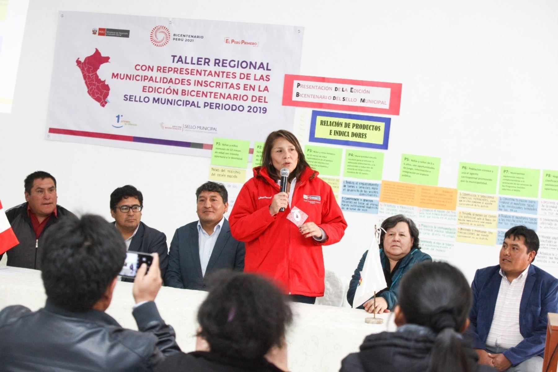 Ministra de Desarrollo e Inclusión Social, Paola Bustamante, desarrollo una agenda de trabajo en Ayacucho.
