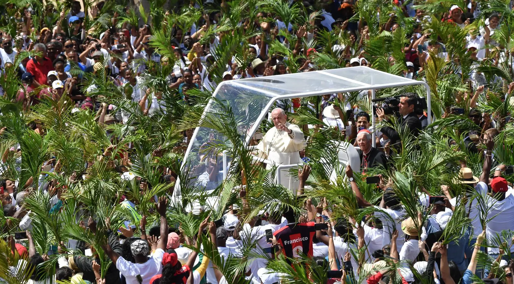 El Papa Francisco realiza una gira de tres naciones por los países africanos del Océano Índico, muy afectados por la pobreza, los conflictos y los desastres naturales. Foto: AFP