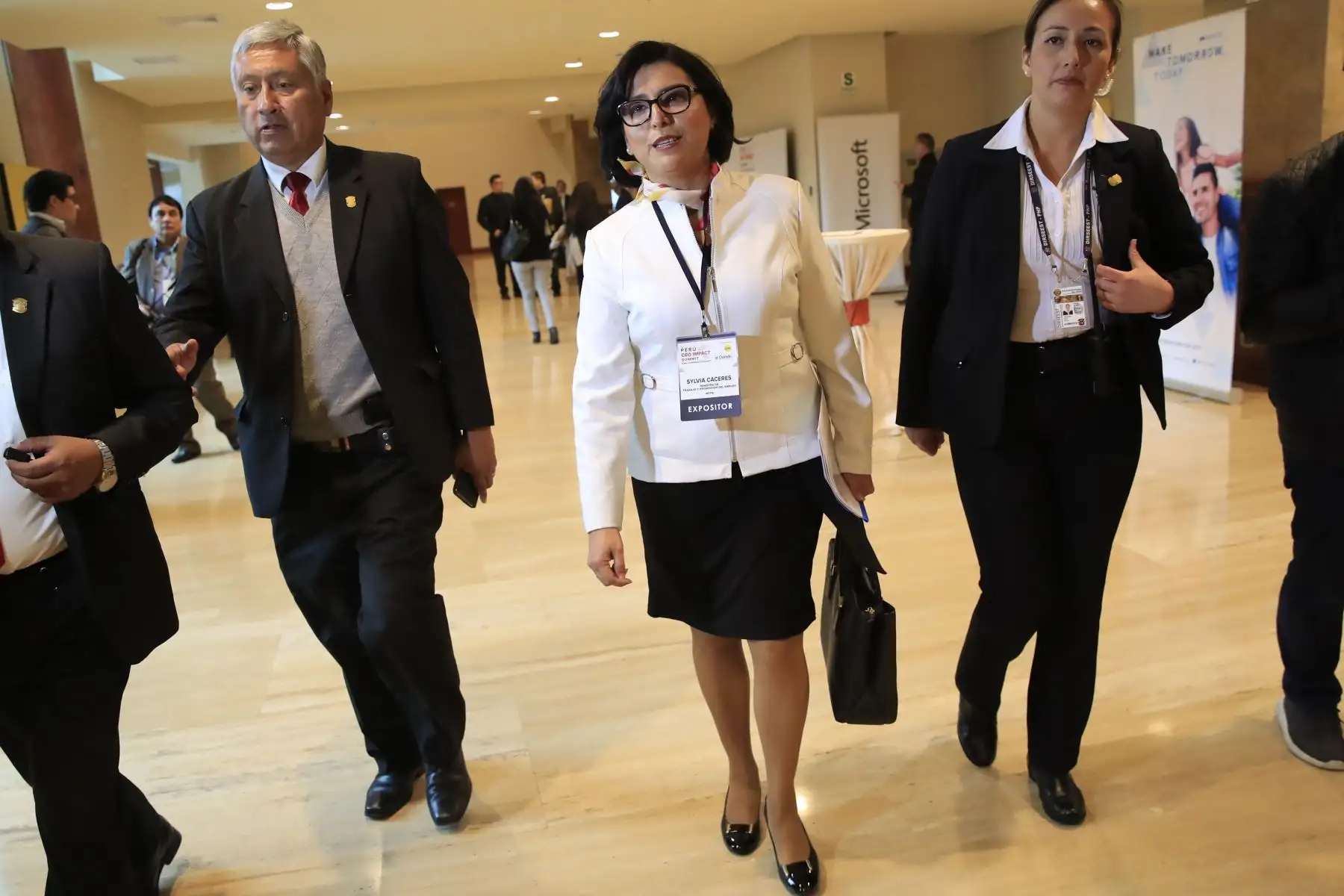 Ministra de Trabajo y Promoción del Empleo, Sylvia Cáceres, ANDINA/Juan Carlos Guzmán