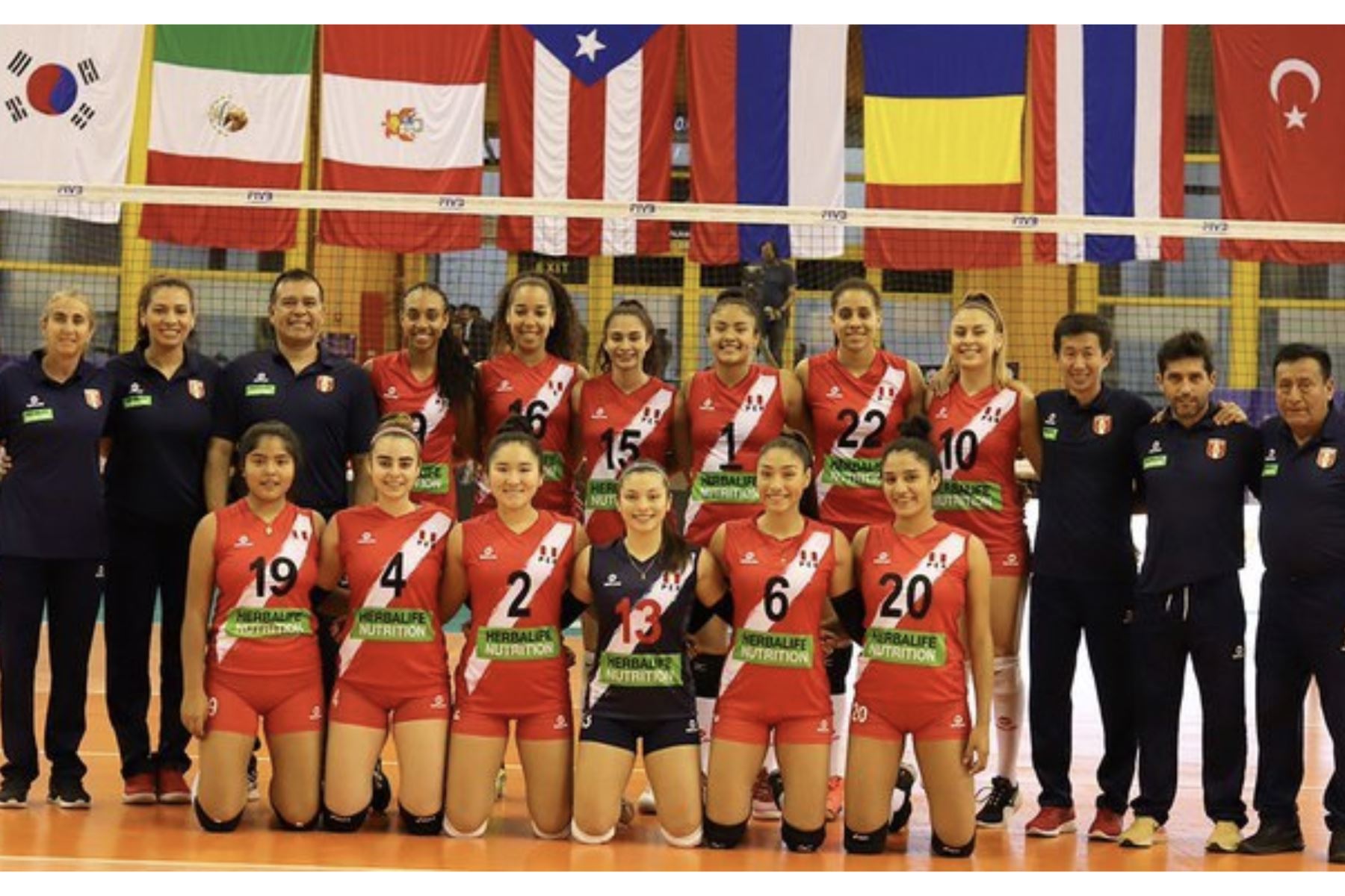 La selección peruana sub-18 sumó un triunfo en el Mundial de Vóley de Egipto. Foto: ANDINA/difusión.