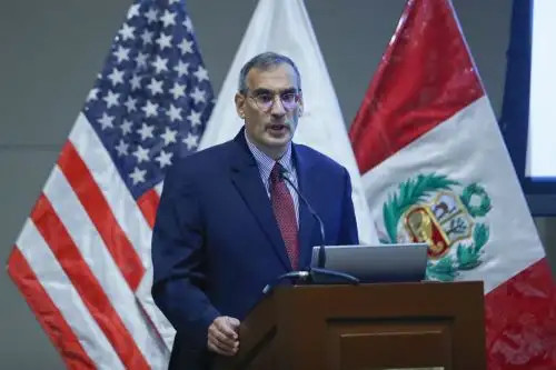 Embajador de Estados Unidos en Perú, Krishna R. Urs. ANDINA/Renato Pajuelo
