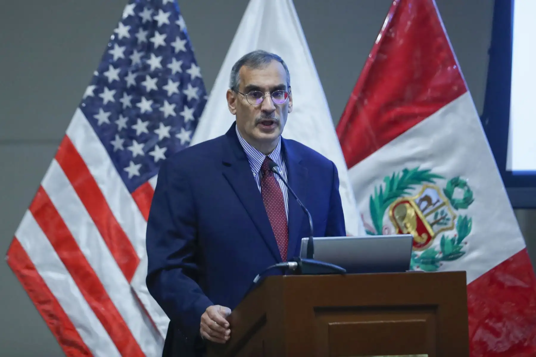 Embajador de Estados Unidos en Perú, Krishna R. Urs. ANDINA/Renato Pajuelo
