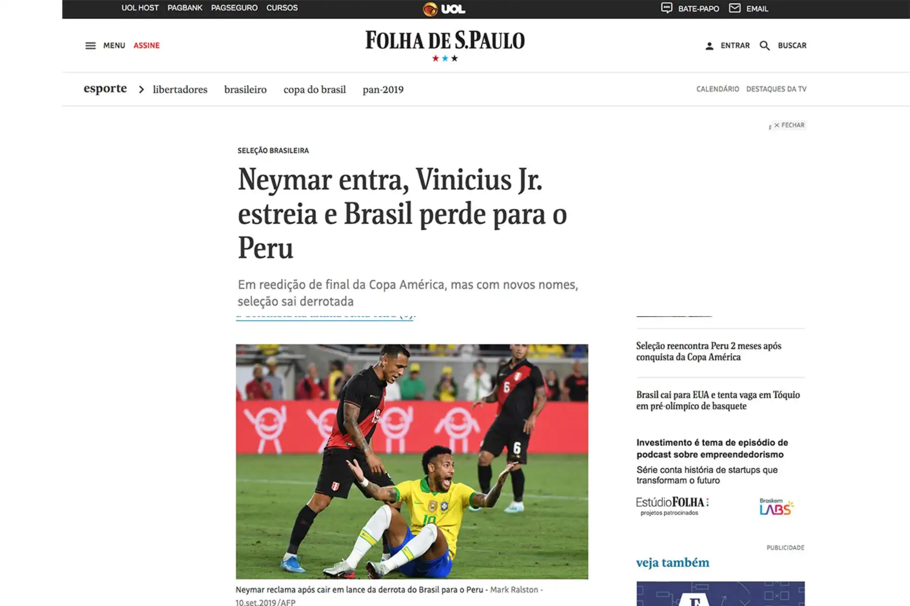 Folha de Sao Paulo, Brasil