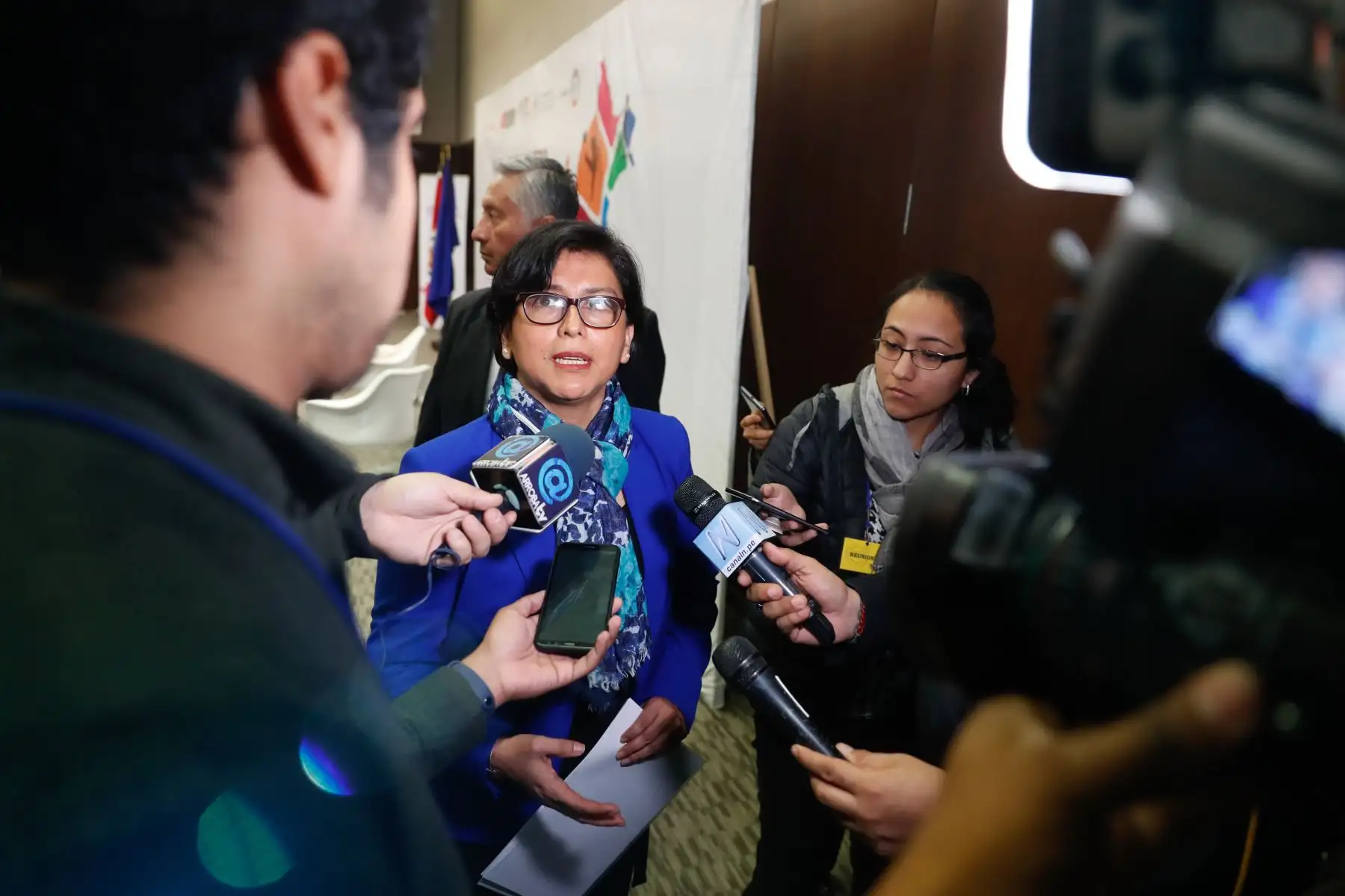 Ministra de Trabajo Sylvia Cáceres junto a OIT lanzan Alianza 8. 7 hacia un país libre de trabajo infantil y forzoso. Foto: ANDINA/Renato Pajuelo