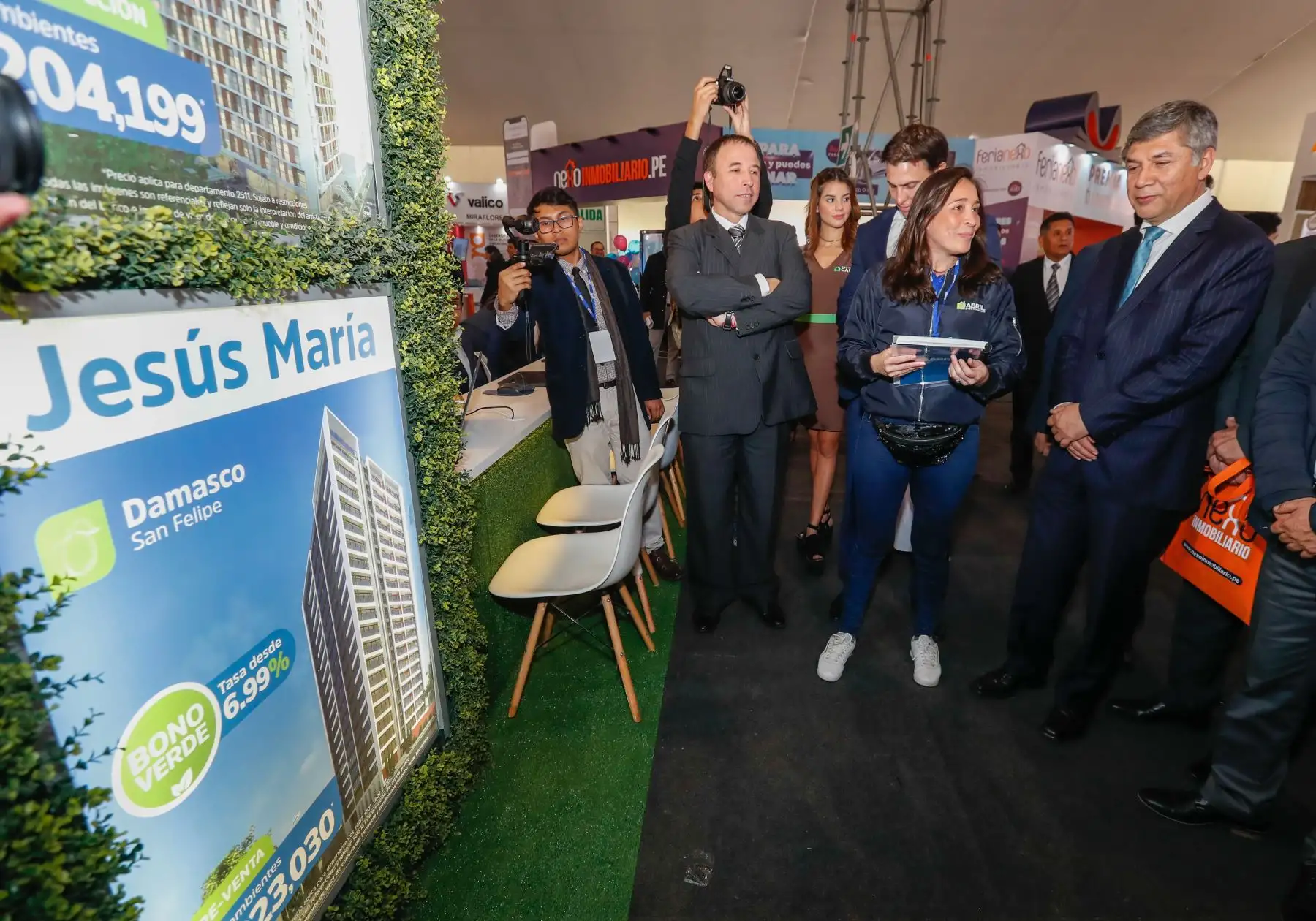 Ministro de Vivienda, Miguel Estrada participa en la inauguración de la XI edición de la Feria Nexo Inmobiliario 2019.
Foto: Ministerio de Vivienda