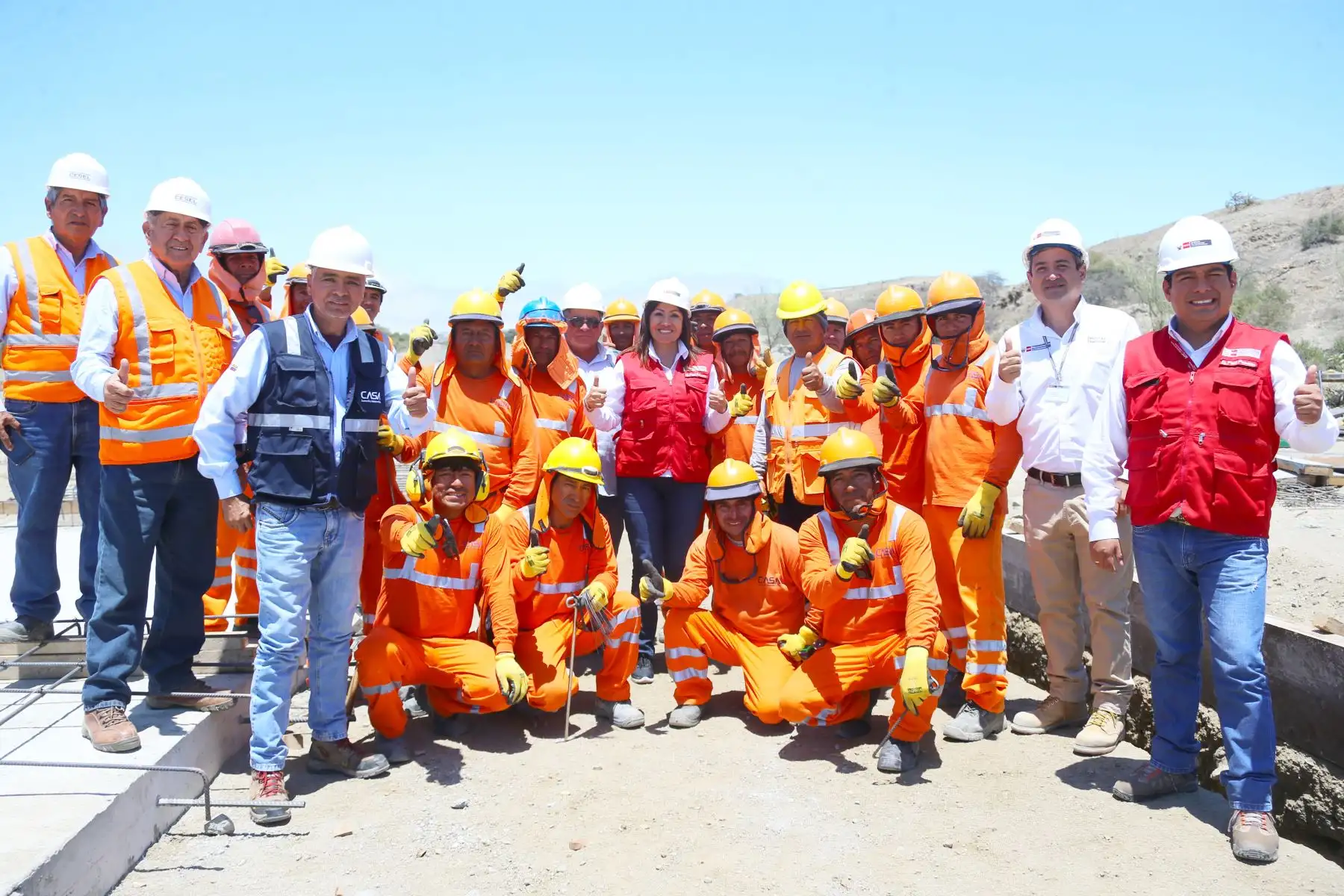 La ministra de Transportes y Comunicaciones, María Jara, supervisó avance de obras viales de reconstrucción en Piura. Foto: ANDINA/Difusión