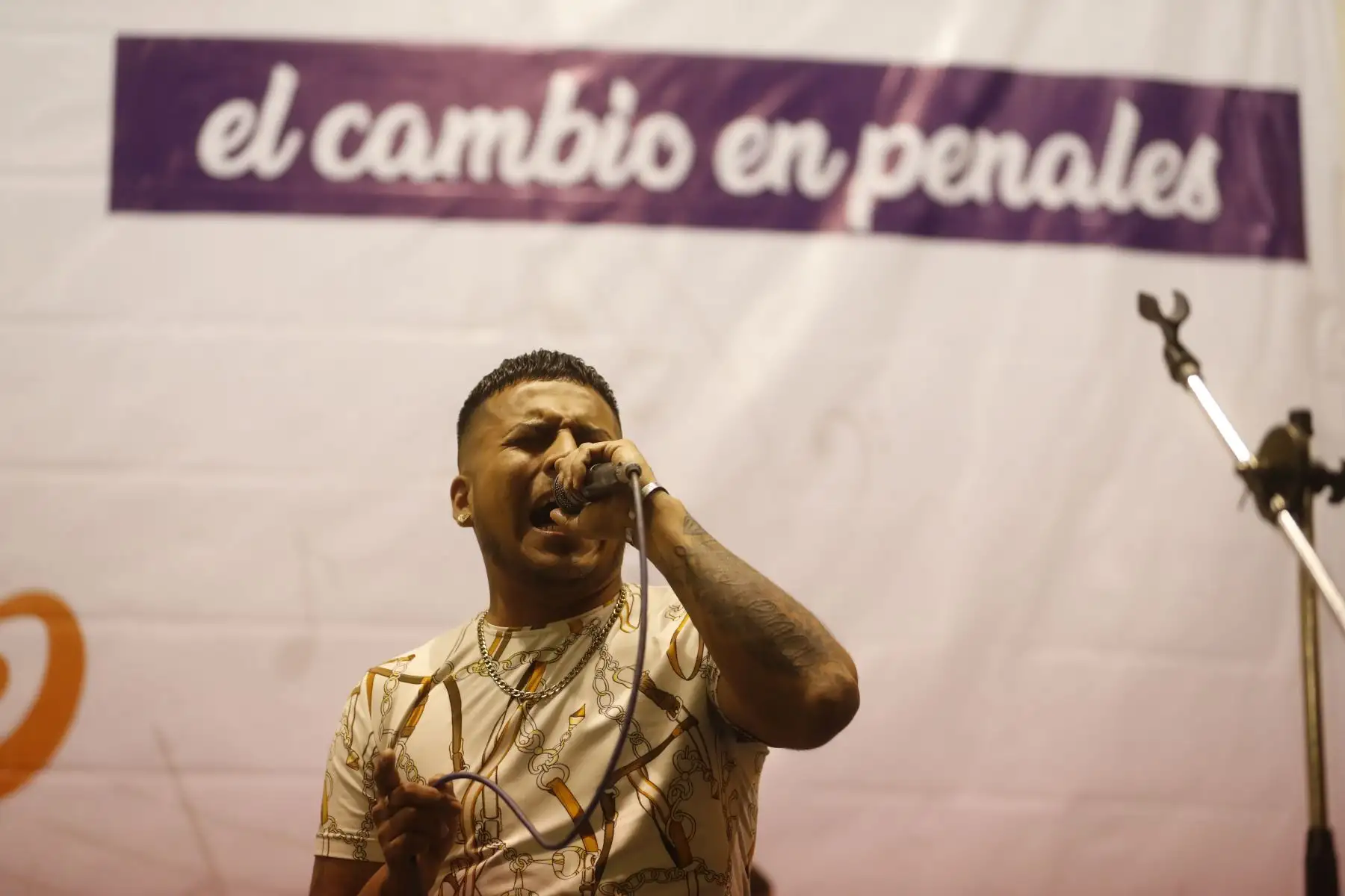Cantante  Jerry Rivera participa del evento 
"Música y Cultura para Todos " organizado por el Inpe.
Foto: ANDINA/Renato Pajuelo