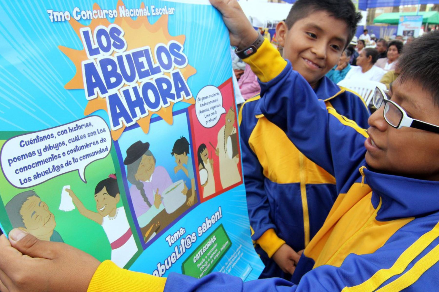 Concurso escolar "Los Abuelos Ahora" bate récord con 179,566 participantes de todo el país