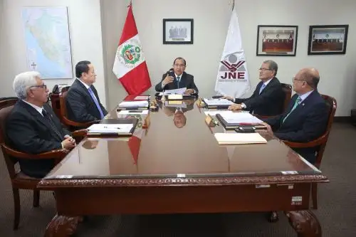 Pleno del Jurado Nacional de Elecciones. Foto: Difiusión.