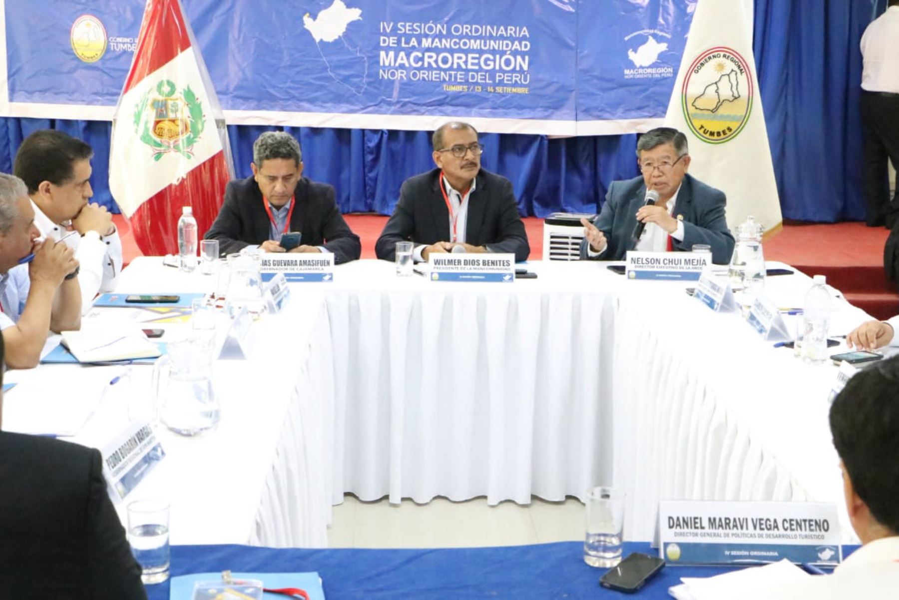 Director ejecutivo de la ARCC, Nelson Chui Mejía, participa en la IV Sesión Ordinaria de la Mancomunidad Macrorregional Nor Oriente del Perú
