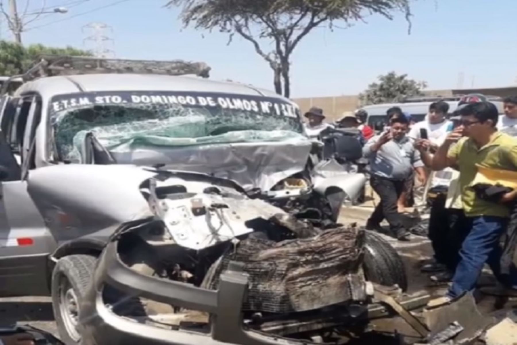 Lambayeque: los 8 heridos de accidente en Olmos ya se encuentran estables