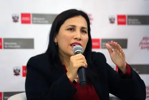 Ministra de Educación, Flor Pablo. Foto: ANDINA/Norman Córdova