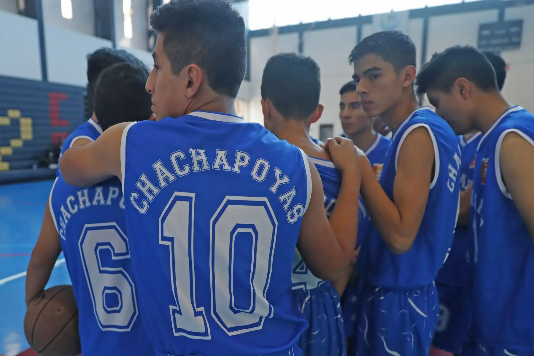 Colegio Seminario Jesús Maria de Chachapoyas (Amazonas) disputa encuentro con el colegio Cristo Rey de Tacna en los Juegos Deportivos Escolares Nacionales desarrollado en el colegio La Recoleta de La Molina. Foto: ANDINA/Renato Pajuelo
