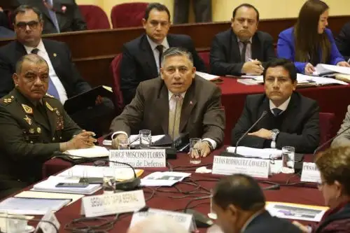 Ministro de Defensa, Jorge Moscoso.
