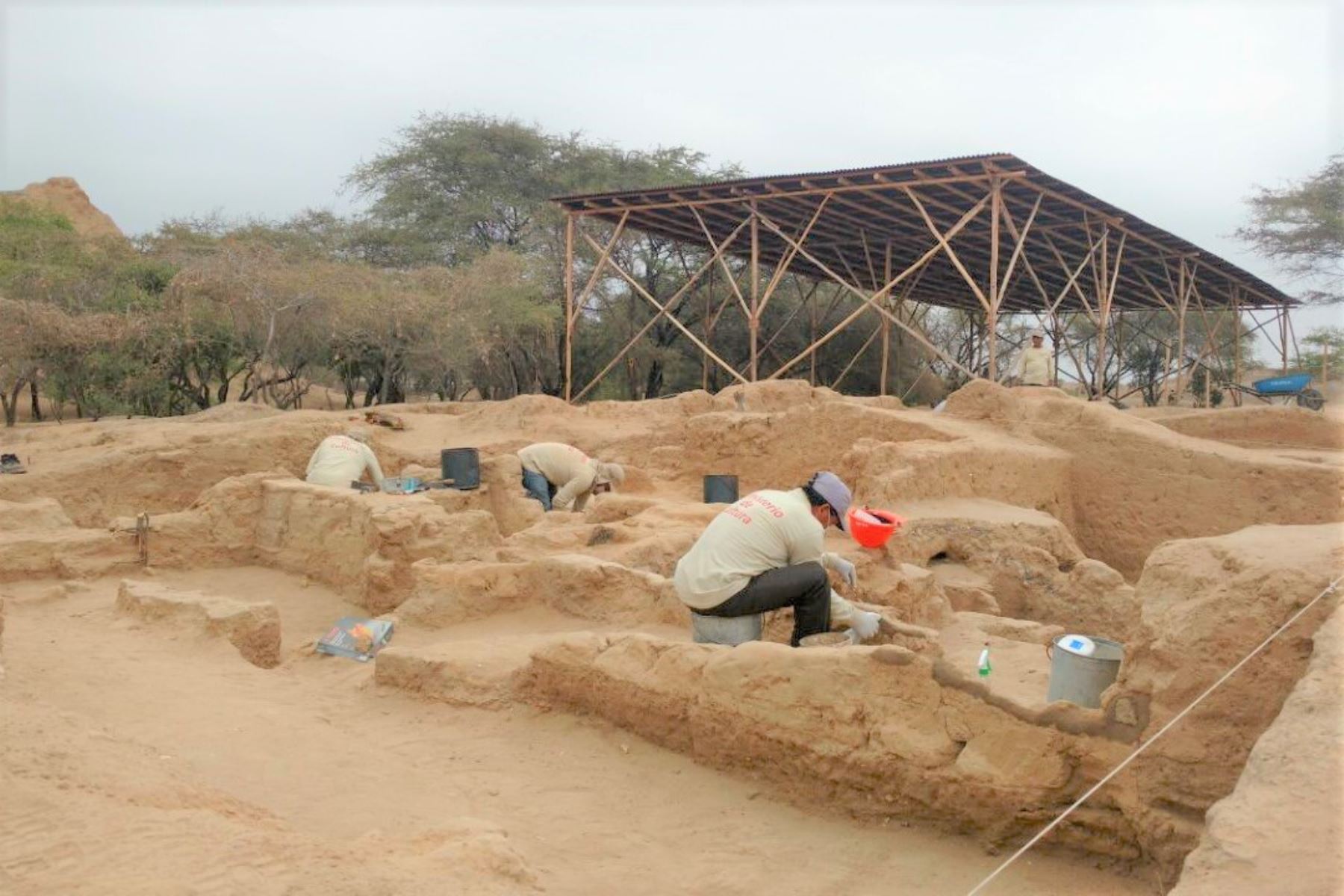 Lambayeque reinicia trabajos de investigación en huacas ubicadas en el complejo arqueológico Túcume. ANDINA/Difusión
