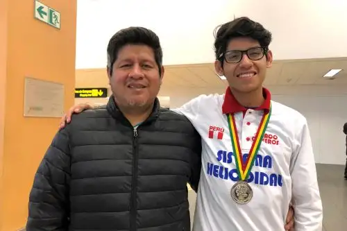Hijo de taxista gana medallas en olimpiadas internacionales de ciencias. Foto: ANDINA/Difusión.