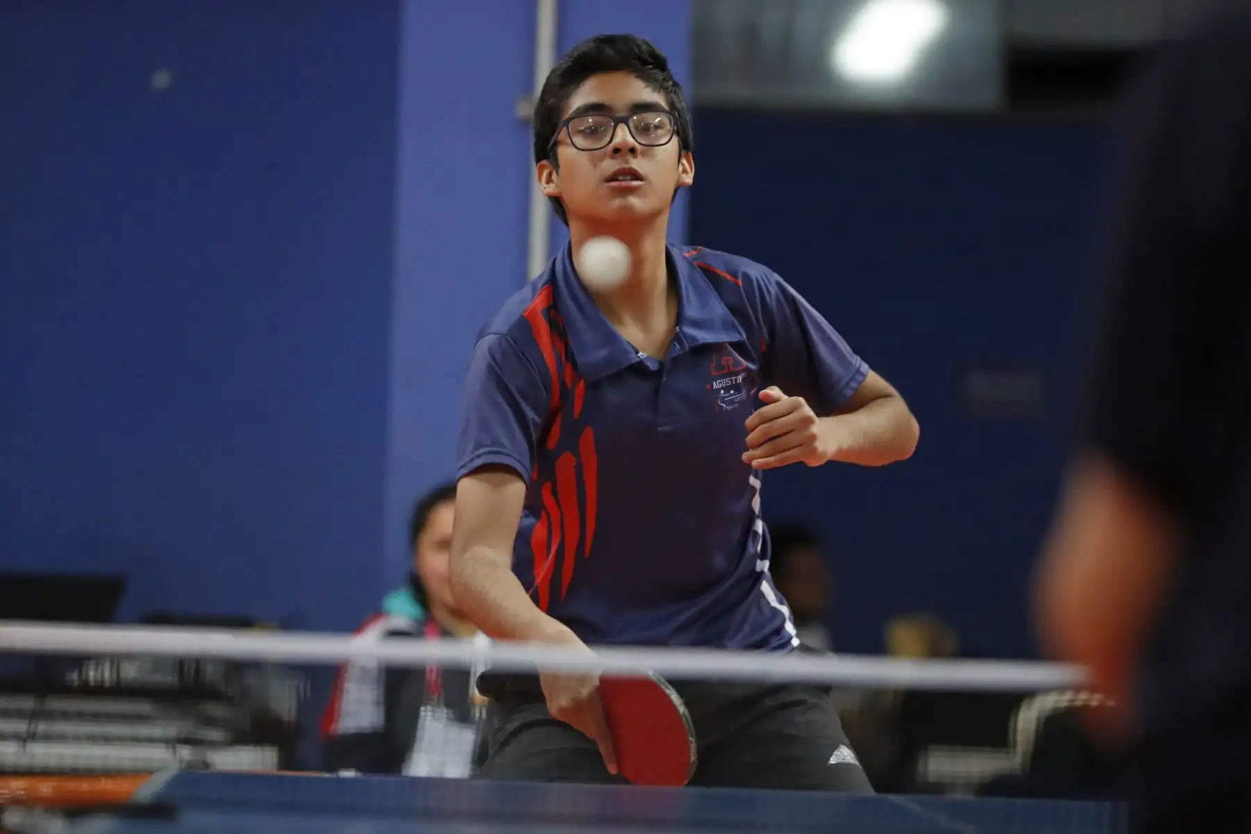 Juanpablo Luna del Colegio San Agustín participa en  los Juegos Escolares Nacionales 2019. Foto: ANDINA/Renato Pajuelo