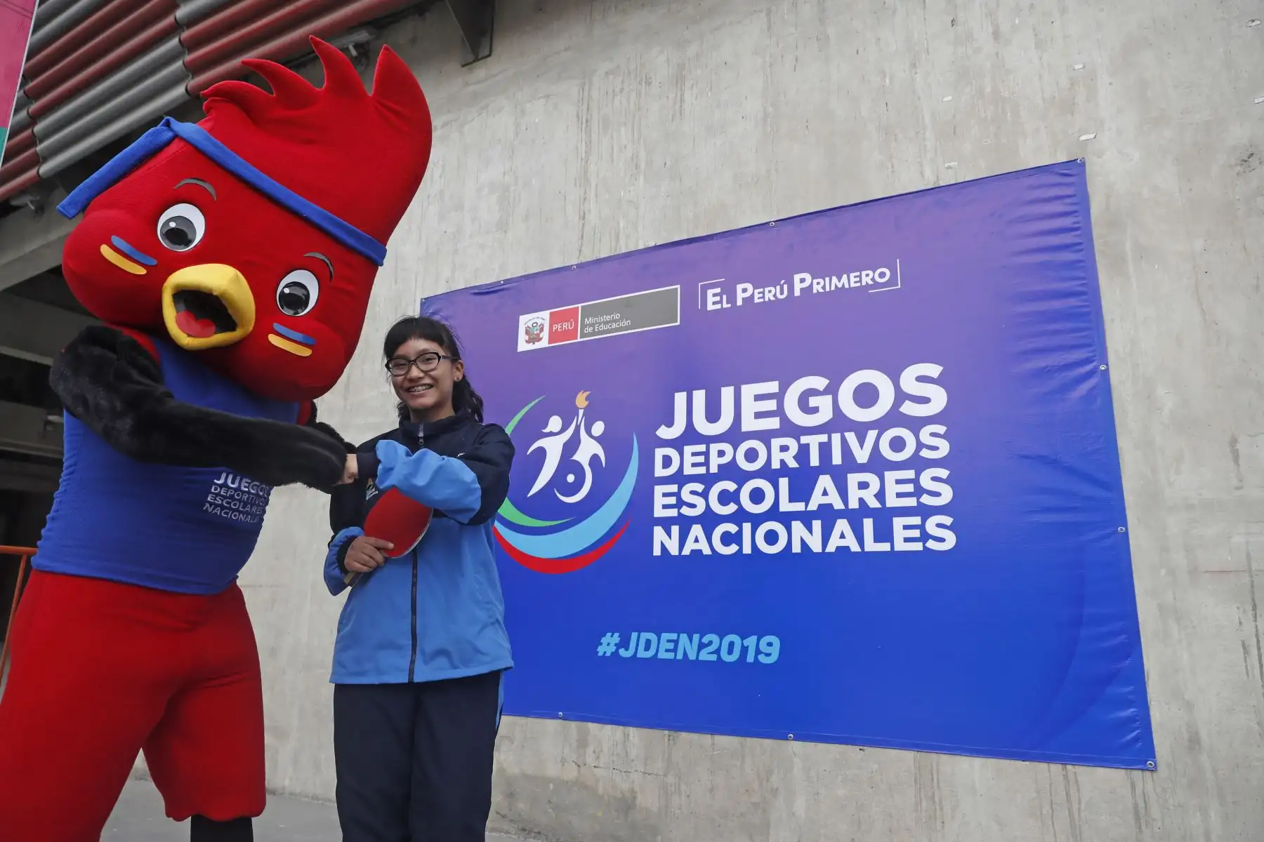 Entrevista a Cecilia Valentina Zea del Colegio Juan XXIII de Moquegua quien compite en la disciplina de Tenis de Mesa por los Juegos Deportivos Escolares en Estadio Nacional. Foto: ANDINA/Renato Pajuelo
