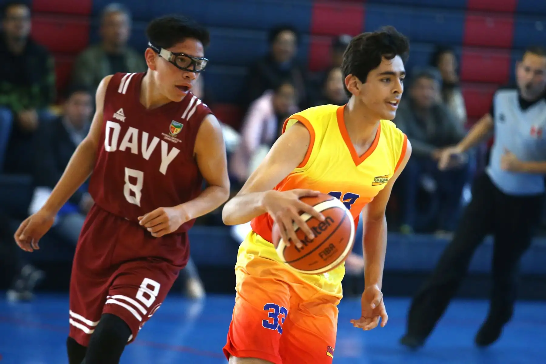 Colegio Davy (Cajamarca) disputa encuentro con el colegio Von Neuman de Huanuco en los Juegos Deportivos Escolares Nacionales desarrollado en el colegio La Recoleta de La Molina. Foto: ANDINA/Vidal Tarqui