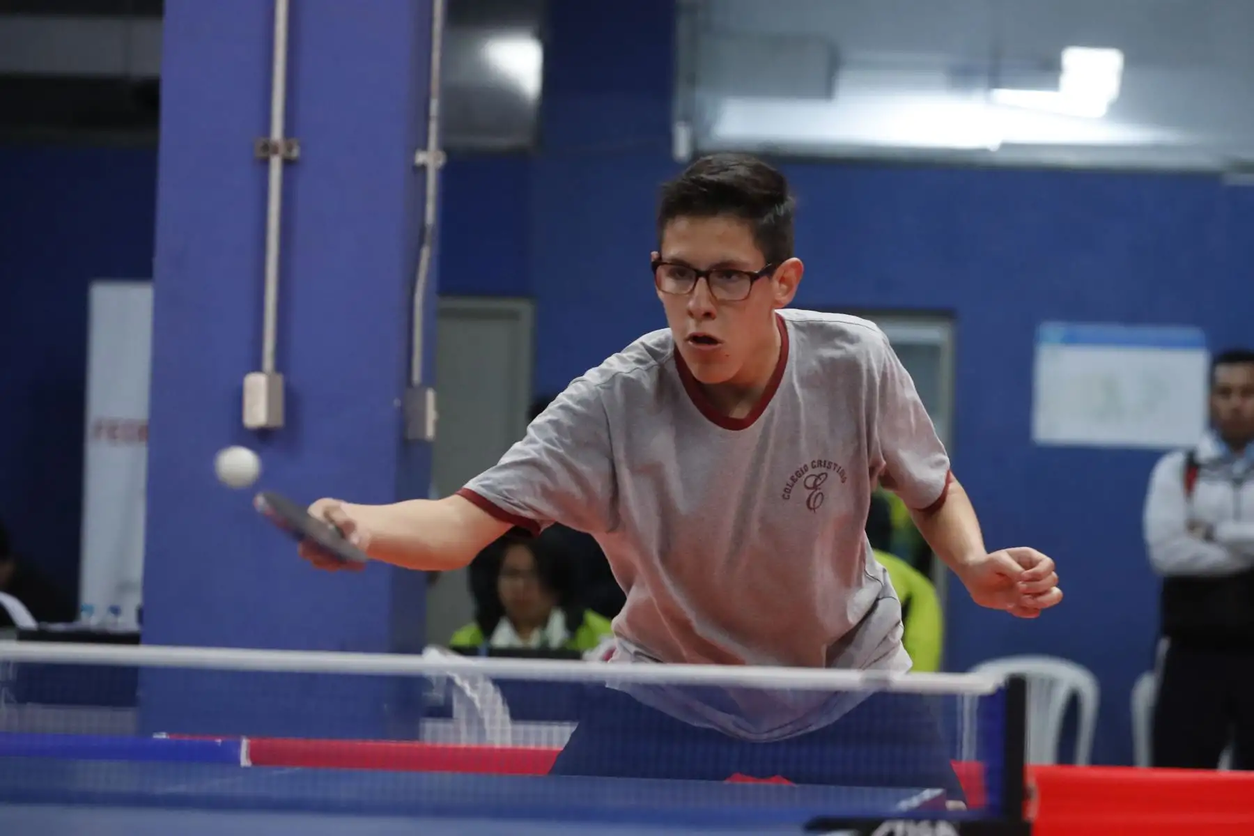 Fidel Aldave del Colegio Cristiano Elliot  participa en Juegos Escolares Nacionales 2019. Foto: ANDINA/Renato Pajuelo