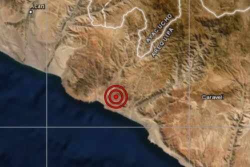 El epicentro de sismo se ubicó a 49 kilómetros al sur del distrito de Chala, en la región Arequipa. Foto: ANDINA/Difusión