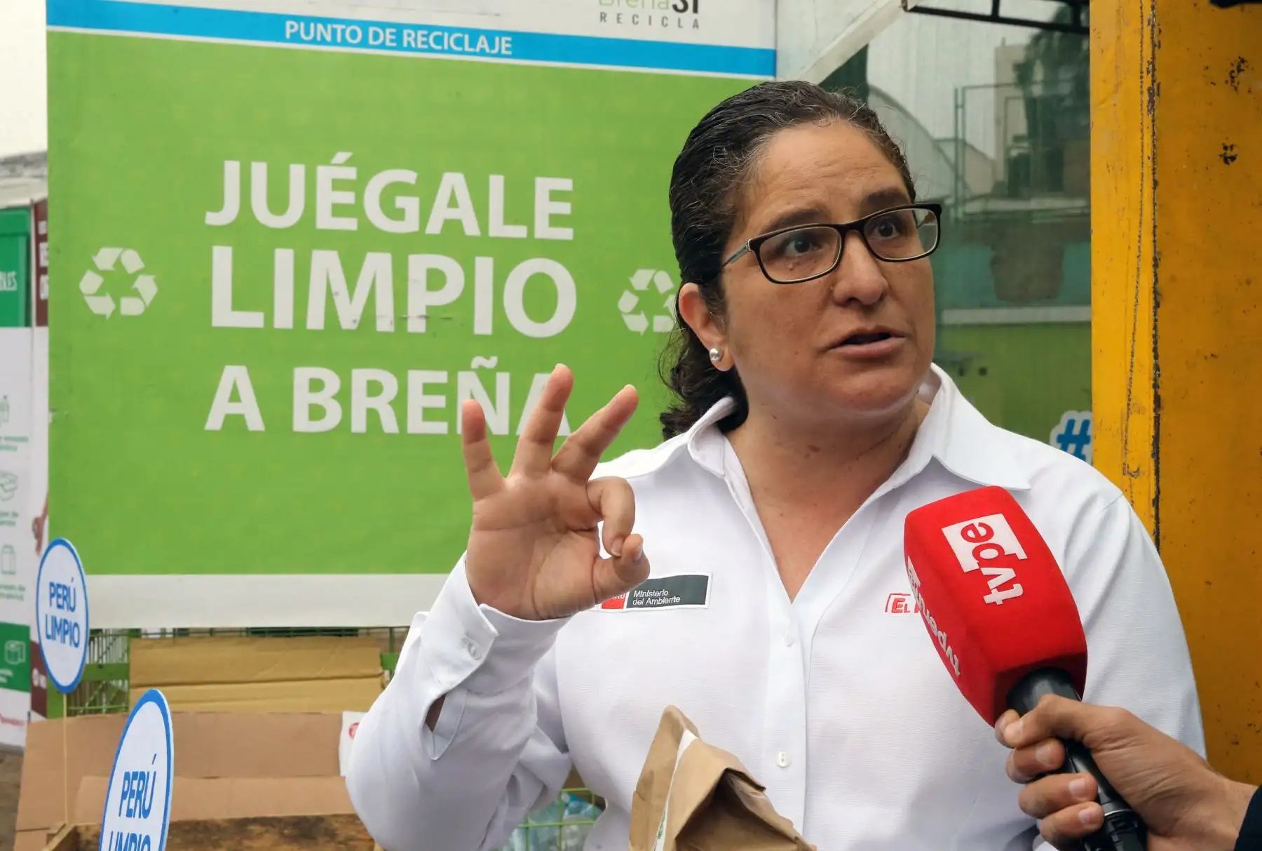 La ministra  del Ambiente , Lucía  Ruíz.Foto: ANDINA/Norman Córdova