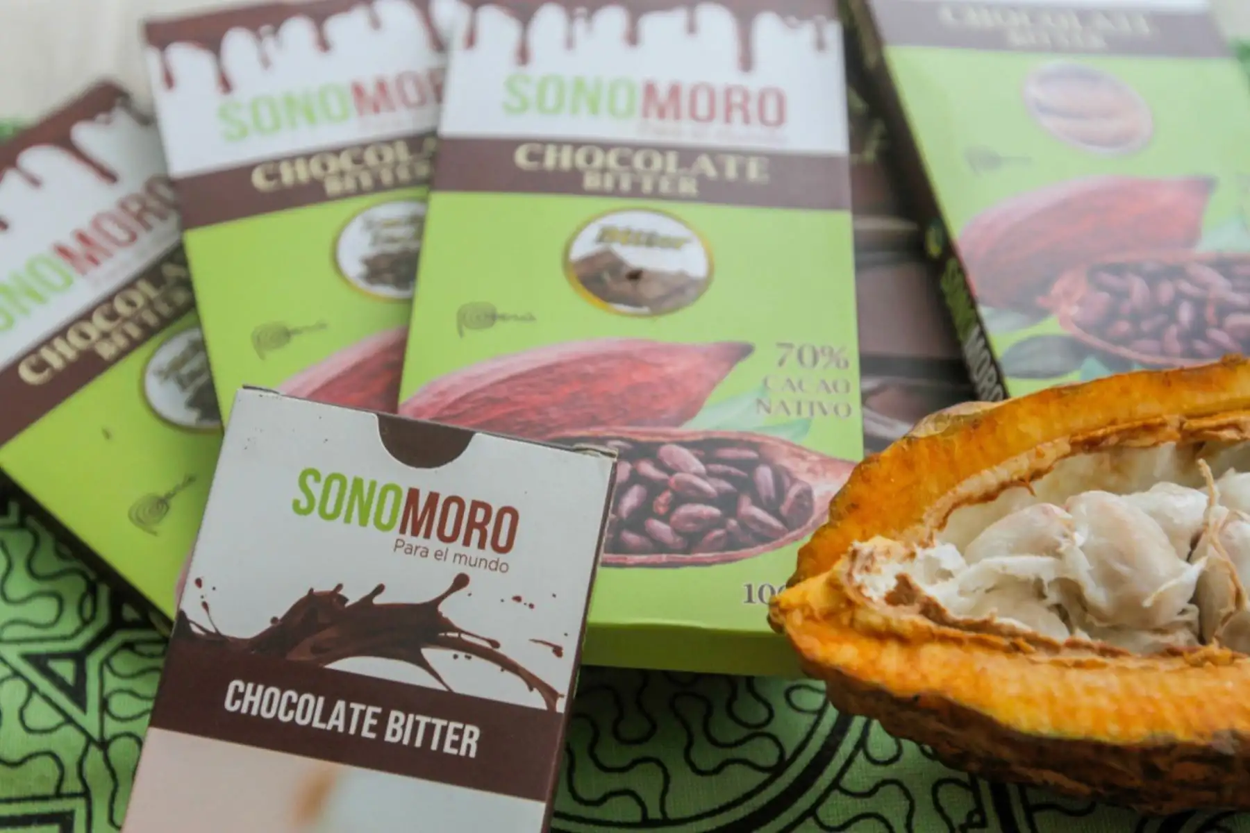Productores de cacao de San Martín de Pangoa, en Junín, innovan con chocolate con suri y chicharra para combatir la anemia infantil. ANDINA/Difusión