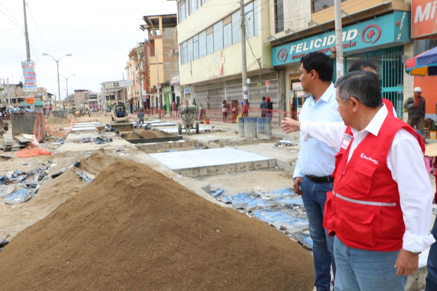 Reconstrucción con Cambios rehabilita avenida emblemática de la ciudad de Tumbes. ANDINA/Difusión
