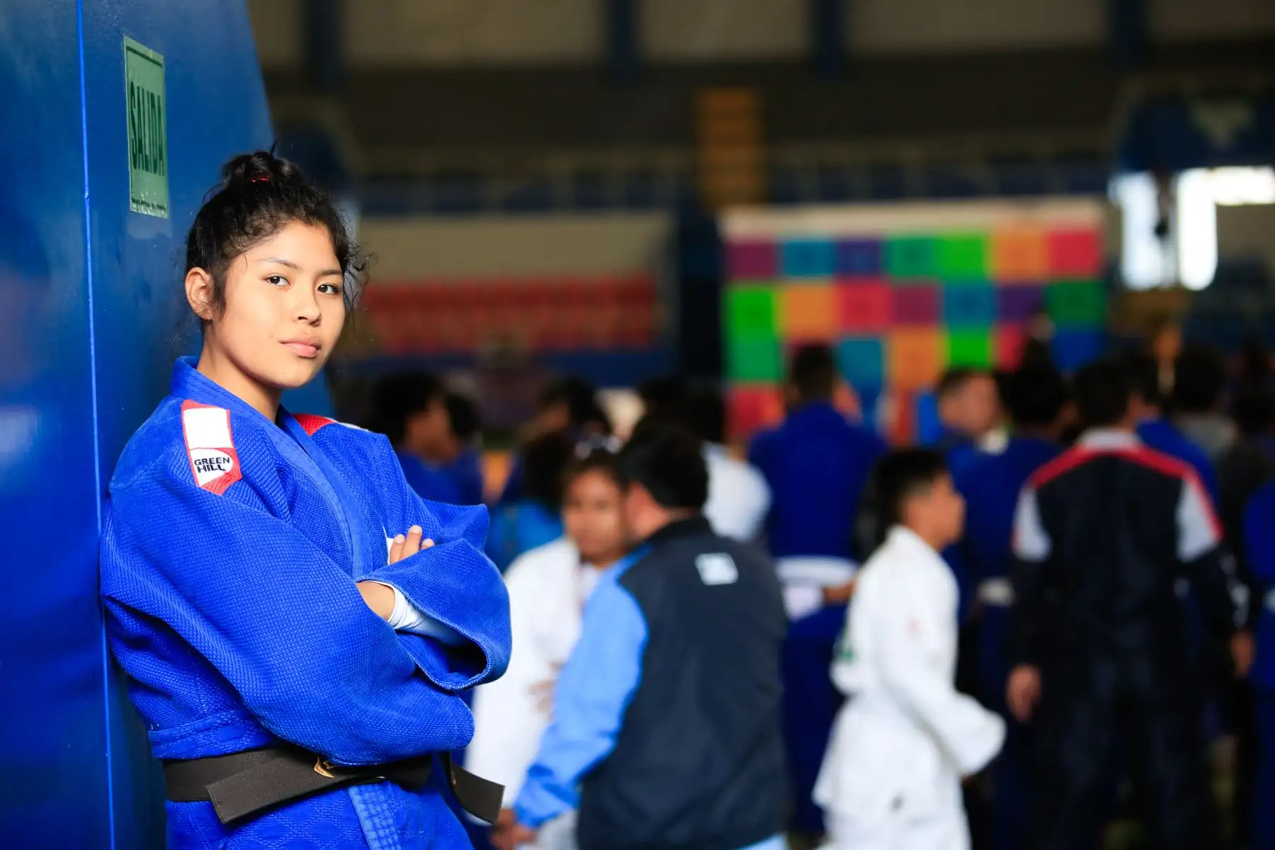Angie Vizcarra Amesquita, campeona nacional de judo y tercera mejor judoka de Sudamérica competidora de los Juegos Deportivos Escolares Nacionales, Judo Mixto.


Foto: Andina/Juan Carlos Guzmán Negrini