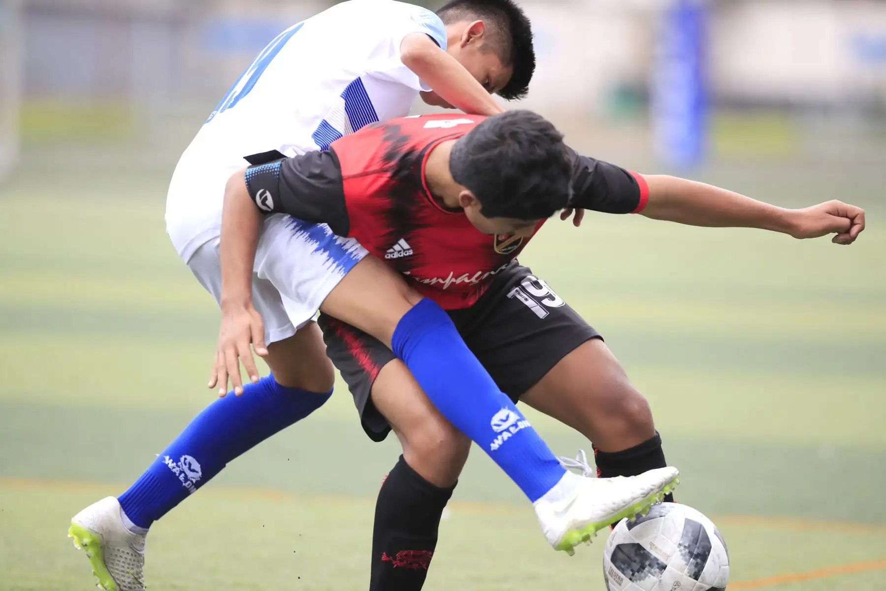 Colegio Ofelia Velásquez de San Martin durante el partido final contra el colegio Champagnat de La Libertad en el marco de los Juegos Deportivos Escolares Nacionales sede Campo de Marte.

Foto: ANDINA/ Juan Carlos Guzmán Negrini