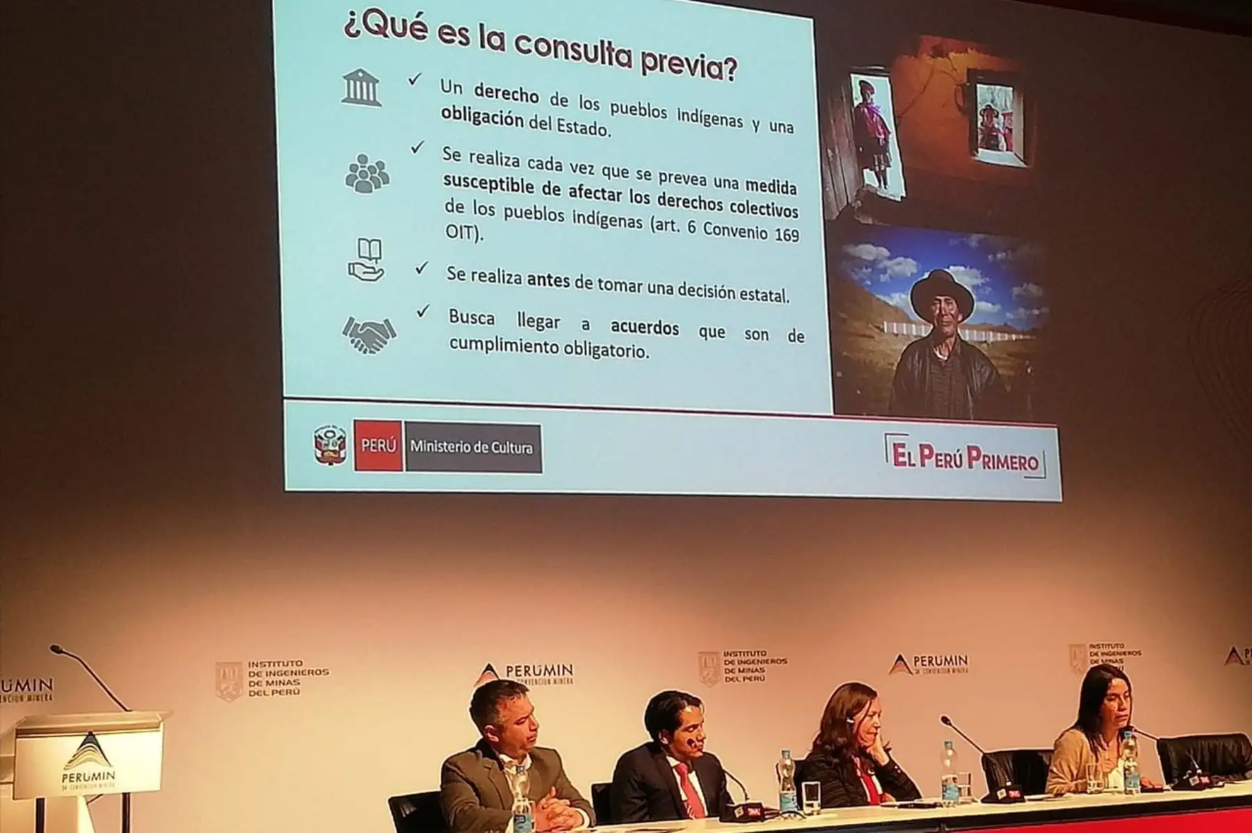 ANDINA/DifusiónLa consulta previa es la oportunidad de nueva relación entre Estado y pueblos indígenas, afirma el Ministerio de Cultura. ANDINA/Difusión
