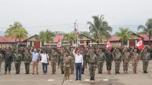 Ministro de Defensa, Jorge Moscoso.