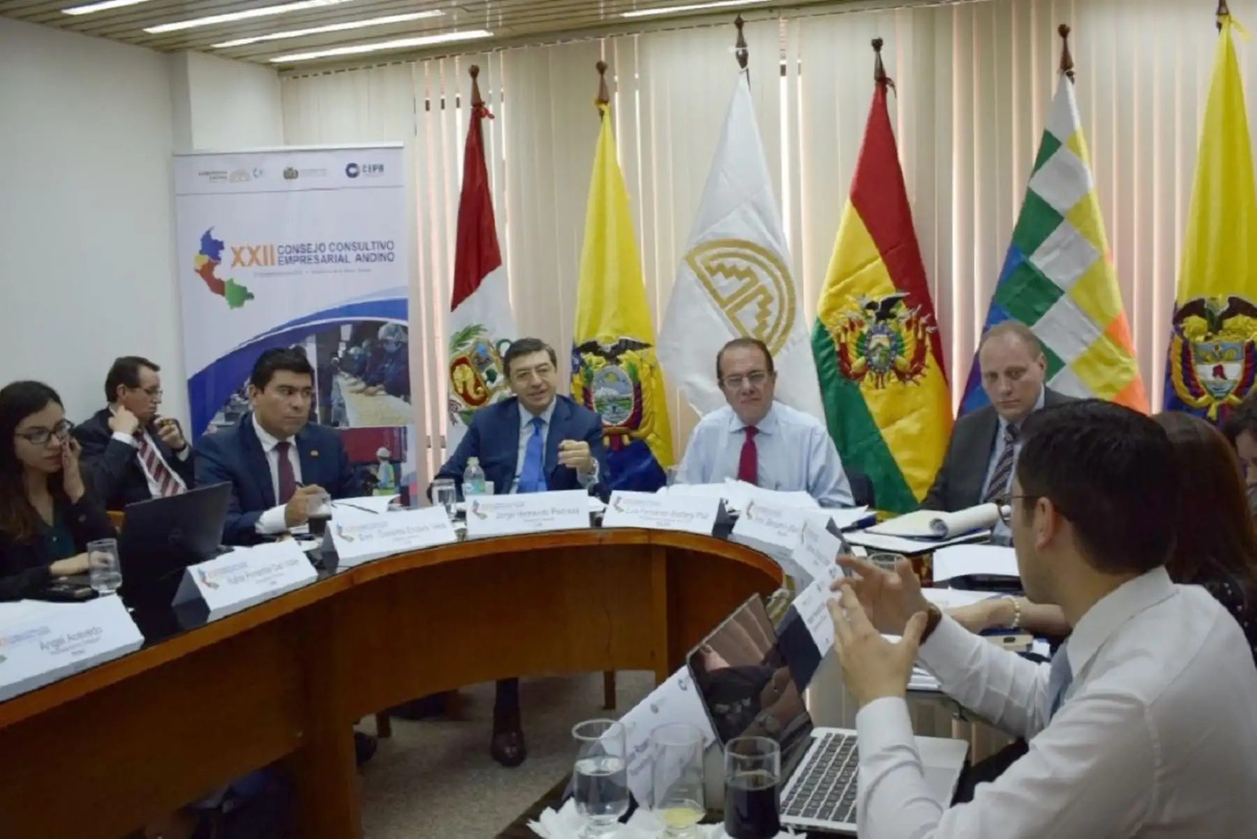 XXII Consejo Consultivo Empresarial Andino, en Santa Cruz, Bolivia. Foto: Cortesía.