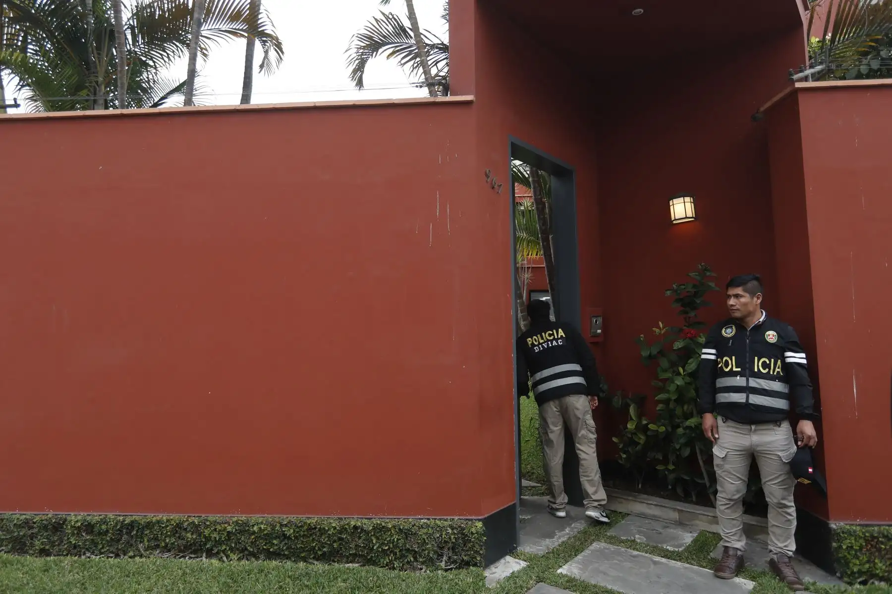Exteriores  de la casa de PPK.
Foto: ANDINA/Renato Pajuelo