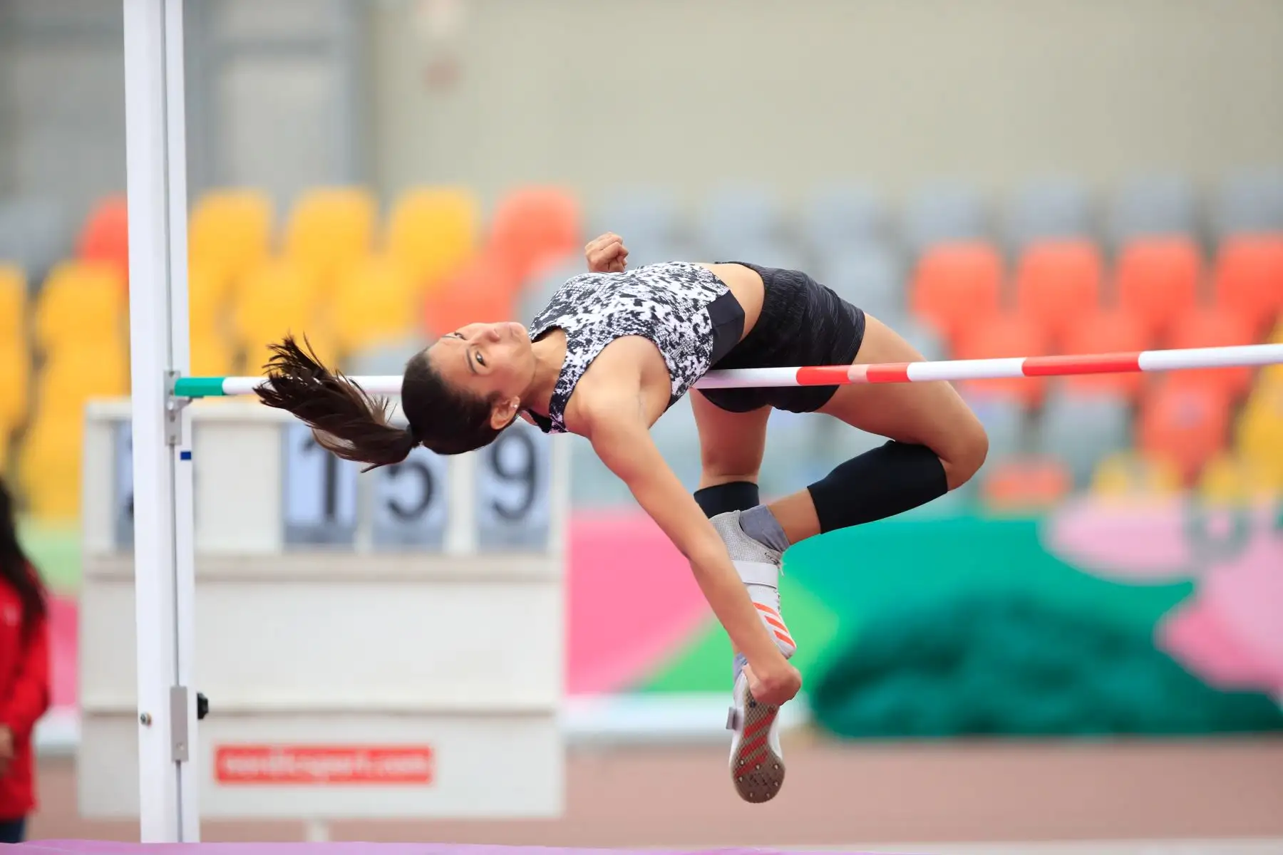 Juegos Deportivos Escolares Nacionales 2019, modalidad salto alto mujeres, sede Videna. 


Foto: Andina/Juan Carlos Guzmán Negrini