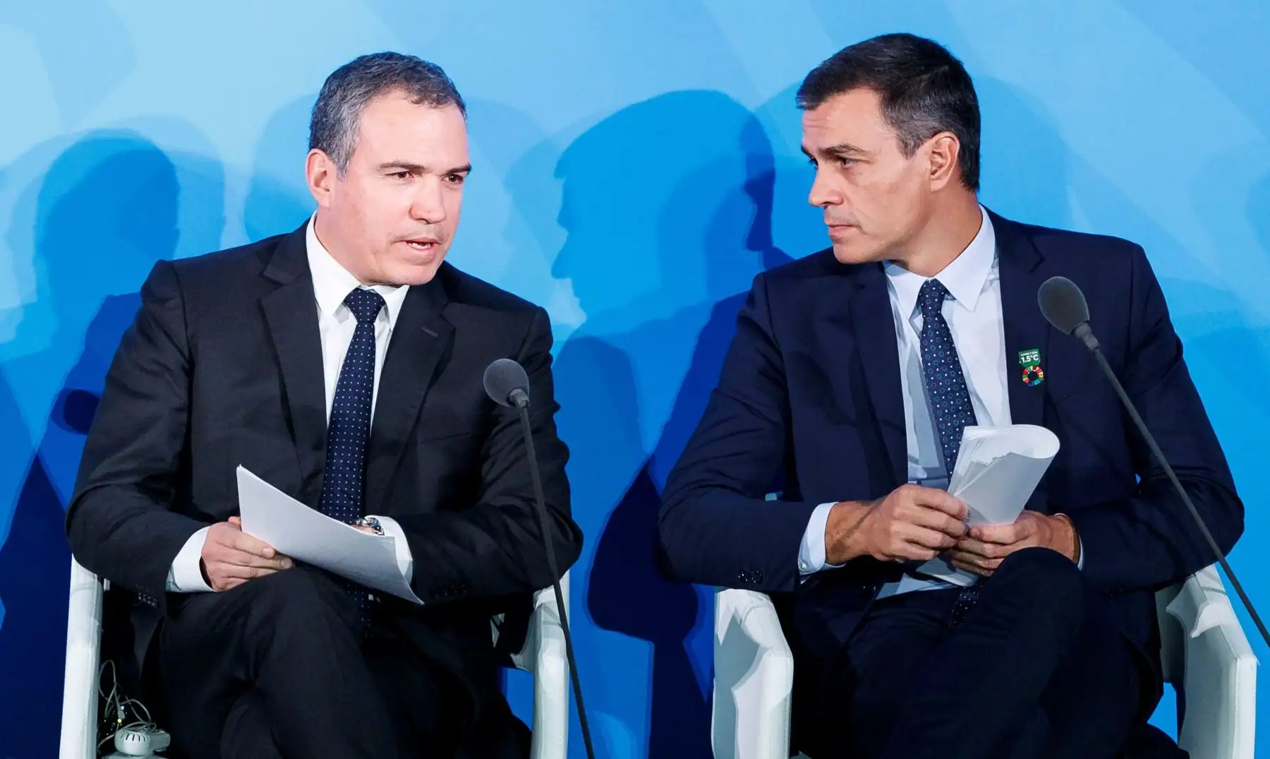 El primer ministro de Perú, Salvador Del Solar, participa en un panel durante la Cumbre de Acción Climática 2019 que se celebra antes del Debate General de la Asamblea General de las Naciones Unidas en las Naciones Unidas Sede de las Naciones Unidas en Nueva York.Foto: AFP