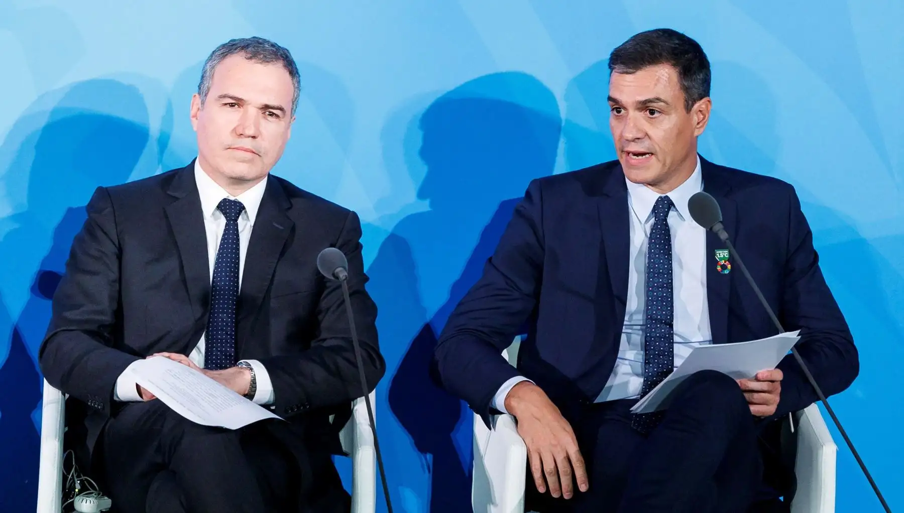 El primer ministro de Perú, Salvador Del Solar, participa en un panel durante la Cumbre de Acción Climática 2019 que se celebra antes del Debate General de la Asamblea General de las Naciones Unidas en las Naciones Unidas Sede de las Naciones Unidas en Nueva York.Foto: AFP