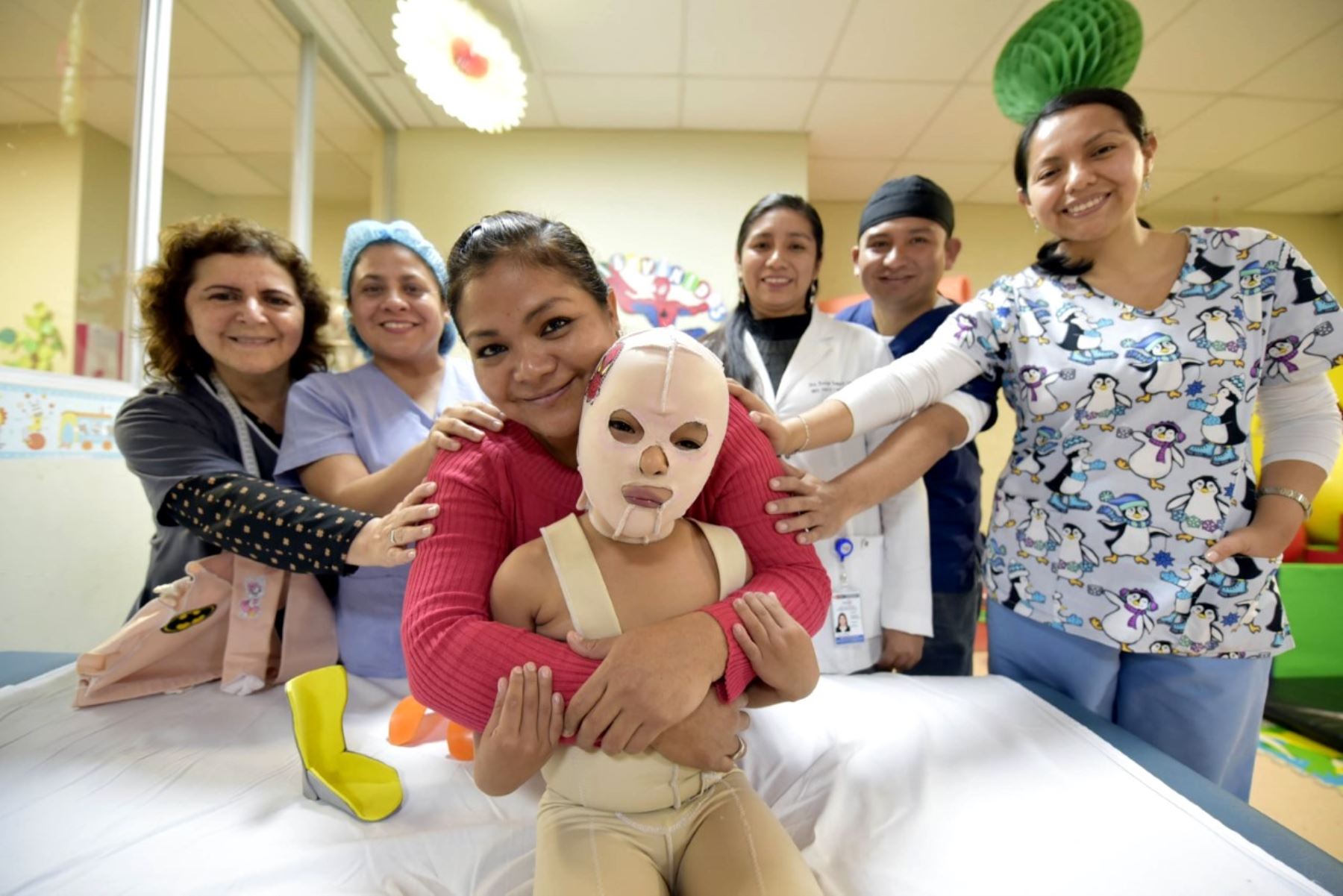 INSN San Borja reduce a menos de 10% mortalidad por quemaduras en niños. Foto: ANDINA/Difusión.