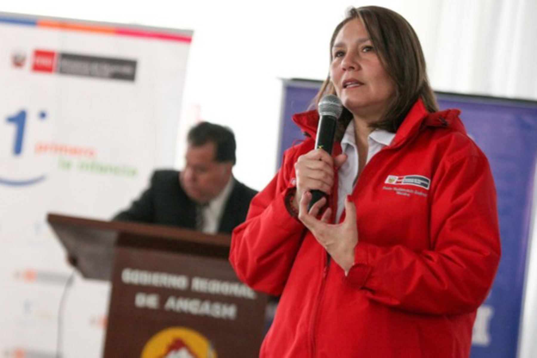 Paola Bustamante, alta comisionada para el diálogo y desarrollo del Corredor Vial Sur. Foto: ANDINA/Difusión